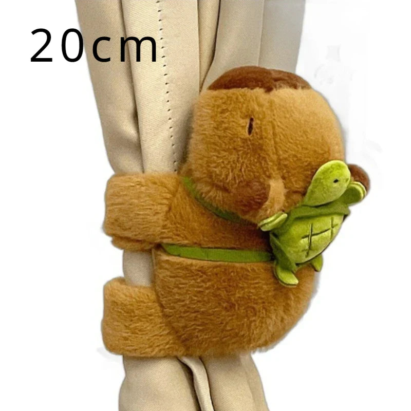 Capybara & Dolphin Snap Circle Plush Wrist Toy | Party Decor