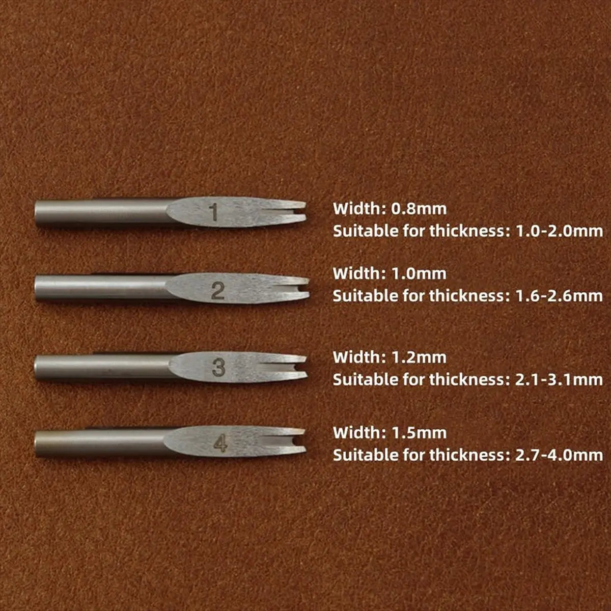 *ABDH 6 in 1 Leather Groover Tool, with Adjustable Stitching Groover, Leather Carving Cutting Tools, Leather Working Tools Peaceful Pleasures Health and Wellness NONE