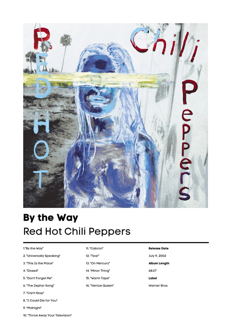 Music Album Cover Canvas Poster | Mac DeMarco, RHCP & More