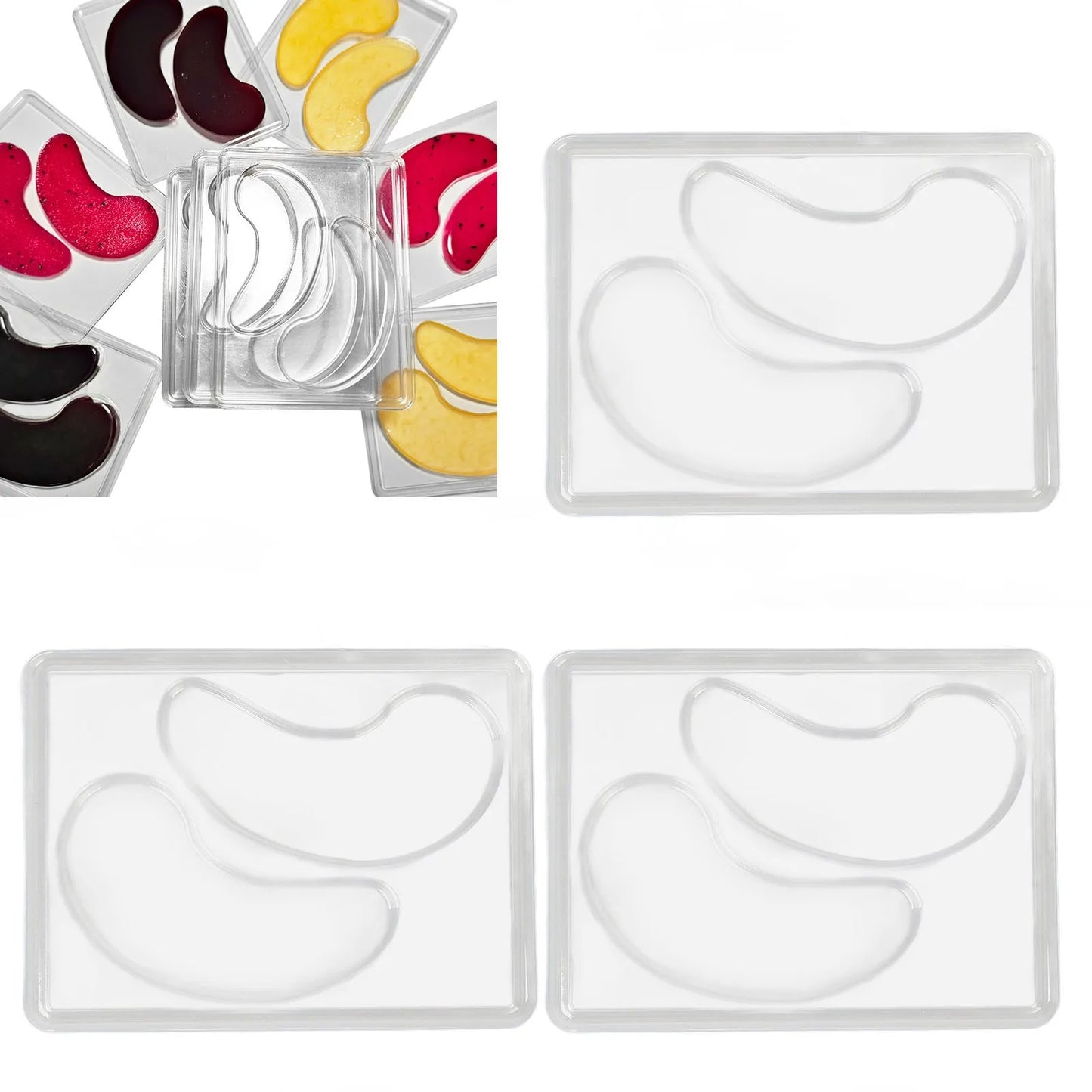 DIY Under Eye Patches Molds Safe Healthy Natural Reusable Transparent Eye Mask Patch Tray Plate Health Care Products Peaceful Pleasures Health and Wellness