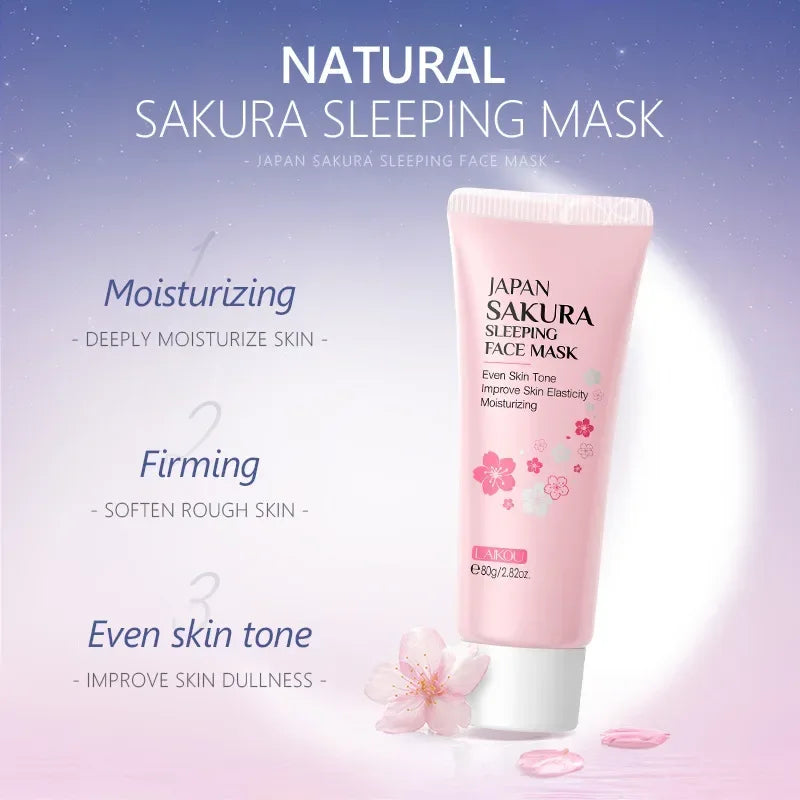 LAIKOU Sakura Sleeping Mask – Hydrating & Brightening 80g