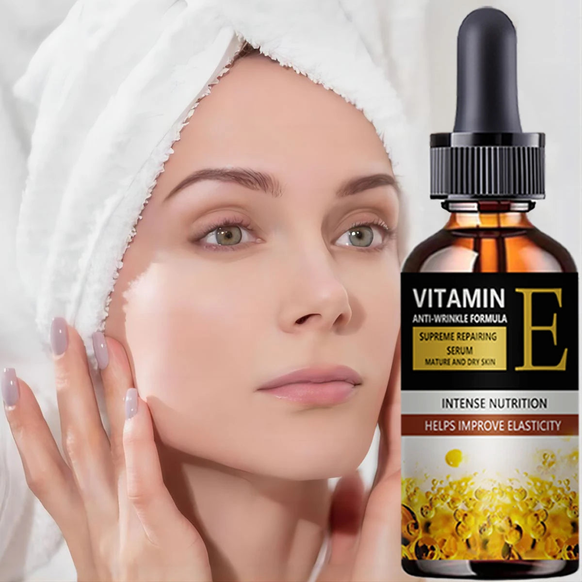 Essence Vitamin E Essence Face Hair Skin Whitening Essence Brighten Repair Hydrating Face Essence Peaceful Pleasures Health and Wellness