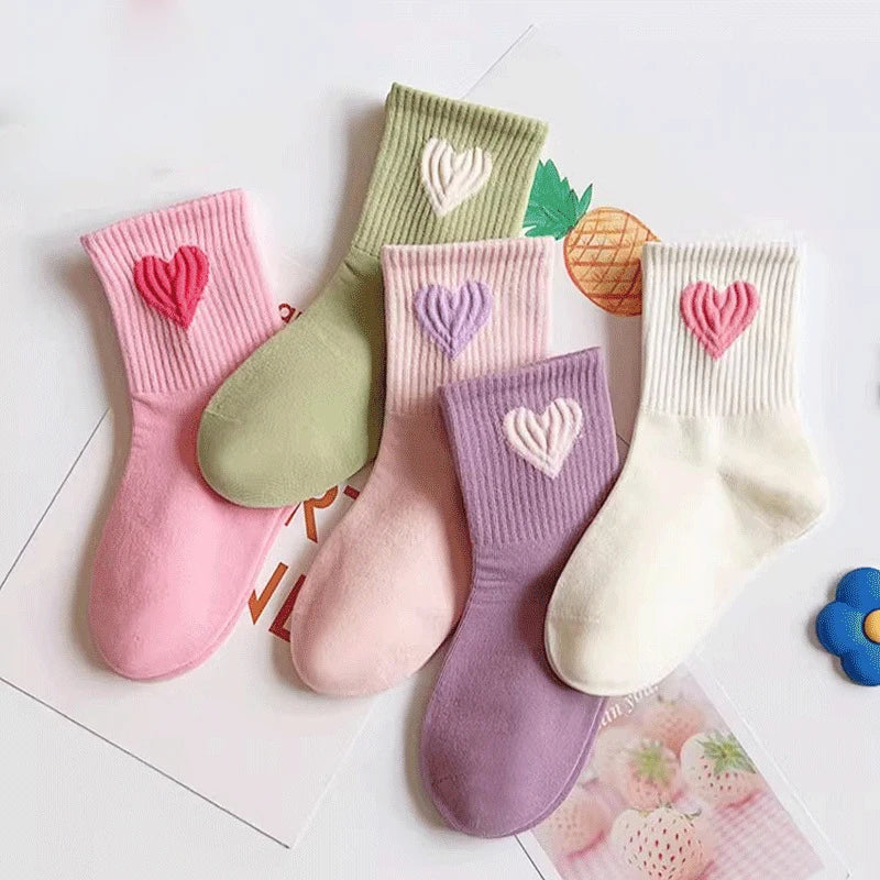 5-Pack Girls Colorful Mesh Half Socks | Soft & Breathable Kids