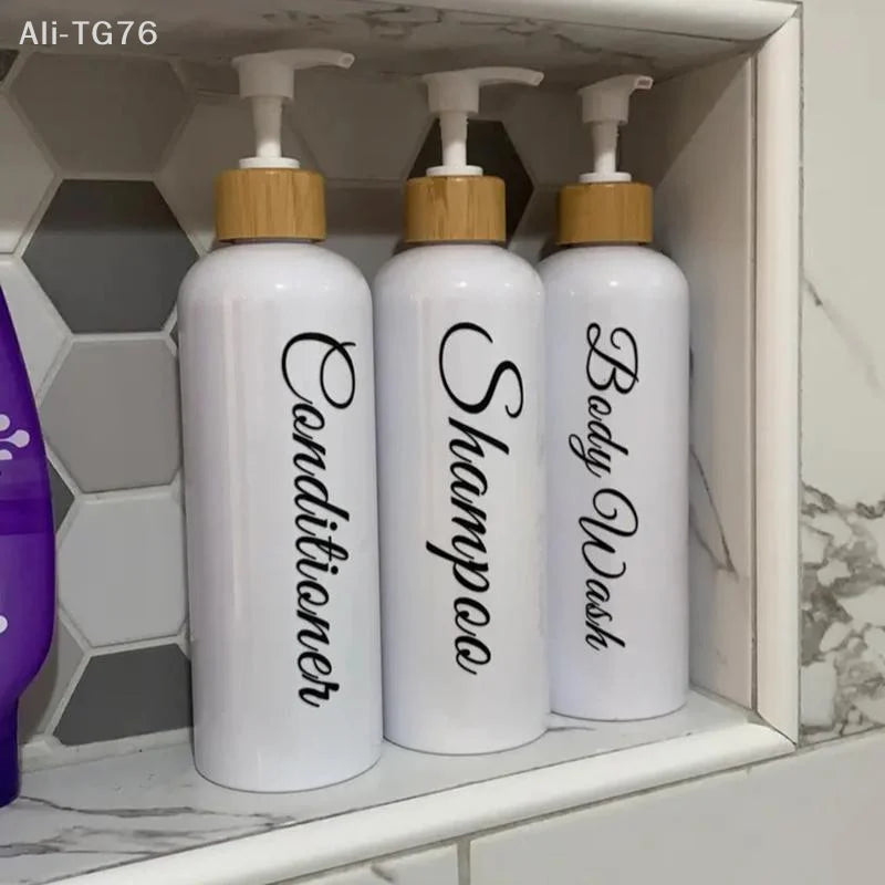 3-Piece Refillable Soap & Lotion Dispenser Set | Bathroom