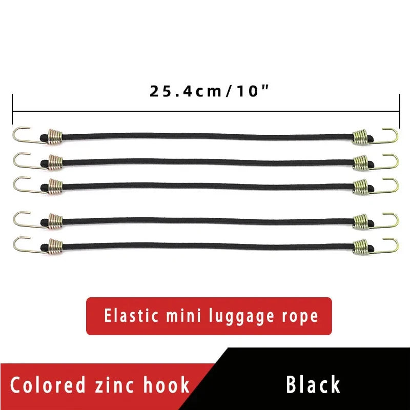 Heavy Duty Elastic Bungee Cords 10" – Luggage & Cycling Straps