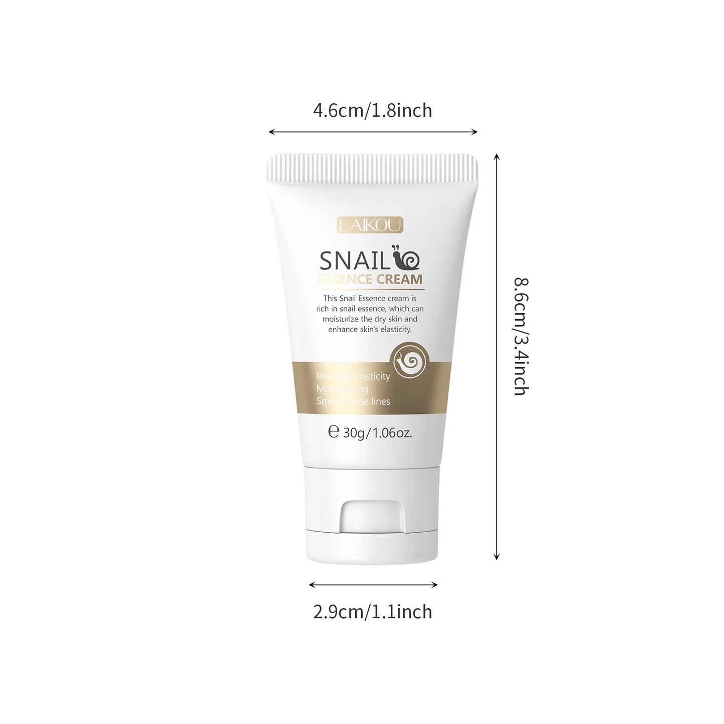 Snail Face Cream Beauty Products Anti-aging Essence Facial Wrinkles Remover Skincare Moisturizer 30g Snail Nourishing Cream Peaceful Pleasures Health and Wellness Essence Cream 30g