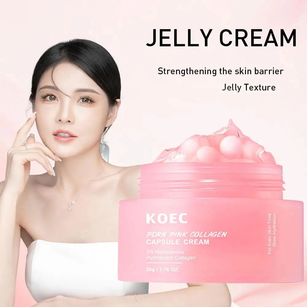 PDRN Pink Collagen Capsule Cream – 5% Niacinamide Face Moisturizer