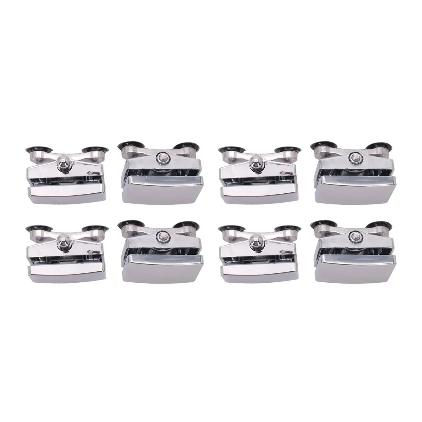 ABS Chrome Shower Door Sliding Pulleys – 8-Piece Roller Set