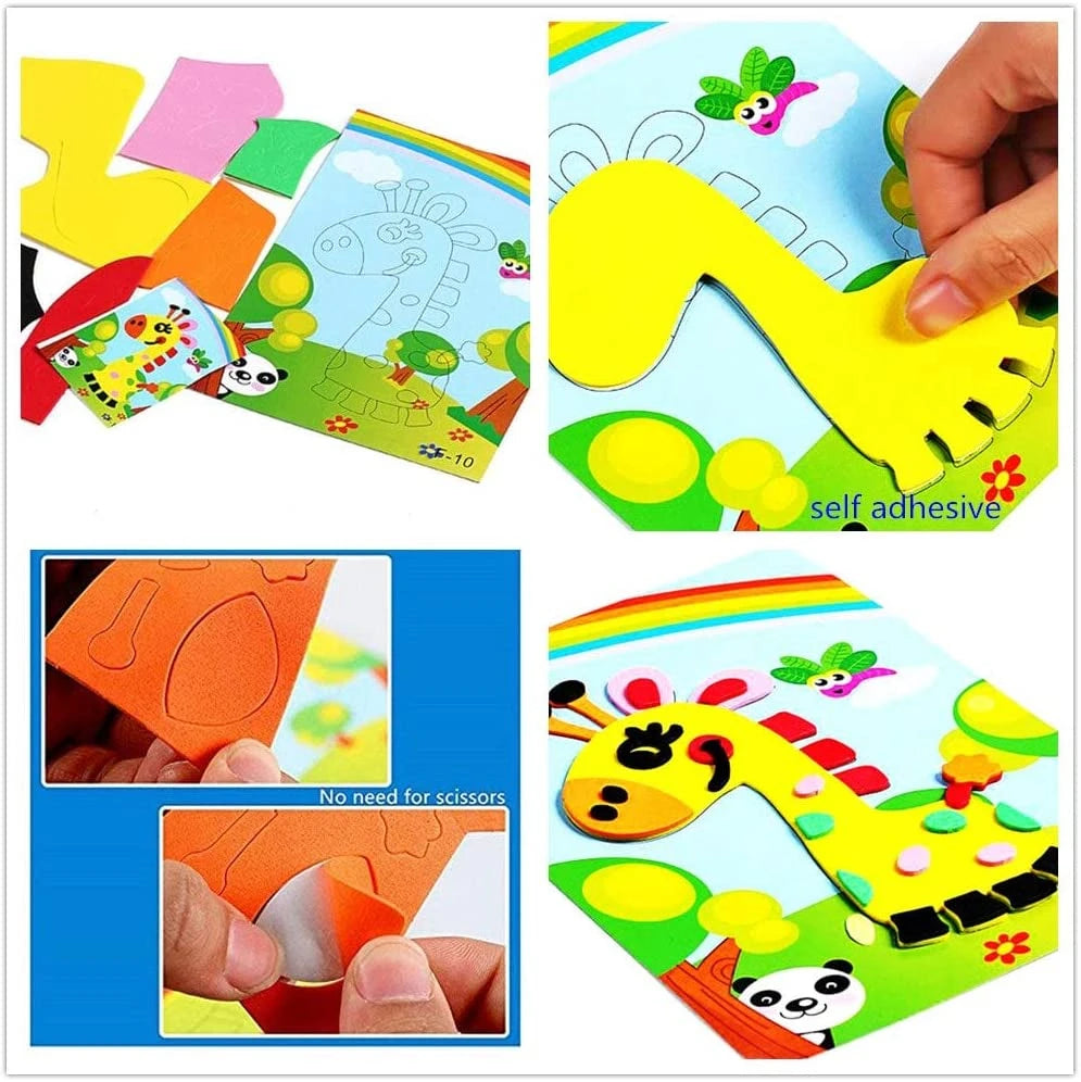 Creative 3D EVA Foam Sticker DIY Handmade Craft Kids Toddlers Cute