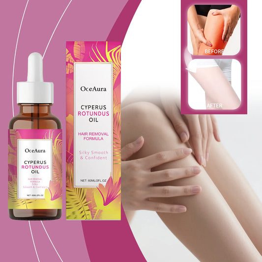 OceAura Post Hair Removal Soothing Body Oil | Jojoba & Tea Tree Hair Removal Body Oil Peaceful Pleasures Health and Wellness