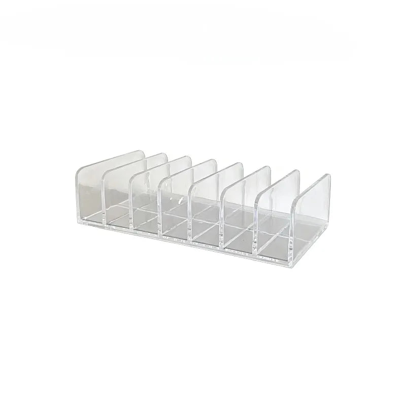 Acrylic Cosmetics Organizer – Lipstick & Skincare Storage Rack