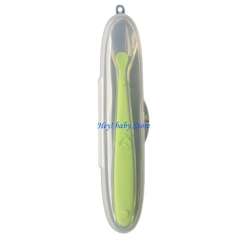 Baby Soft Silicone Spoon & Storage Box | BPA-Free Feeding