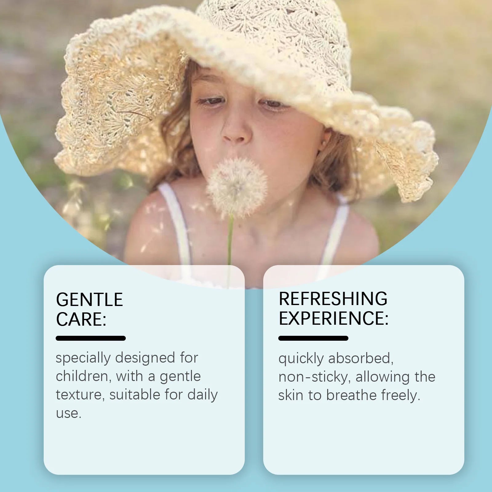 Children's Mild Sunscreen Stick Refreshing Not Irritating SPF 50+ Prevent UVA/UVB Sunburn Moisturize Children Nourish Sunscreen Peaceful Pleasures Health and Wellness