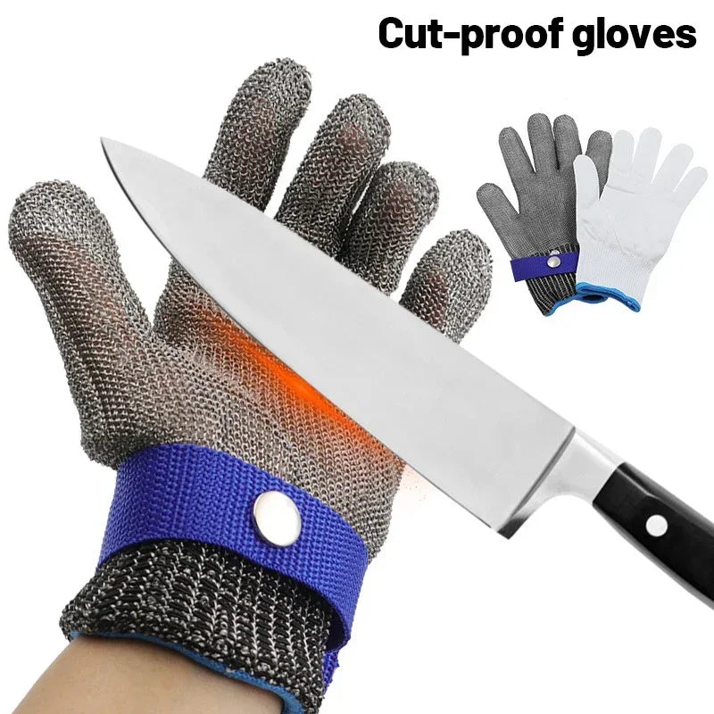 Butcher Glove Stainless Steel Cut Resistant Metal Mesh Chainmail Meat