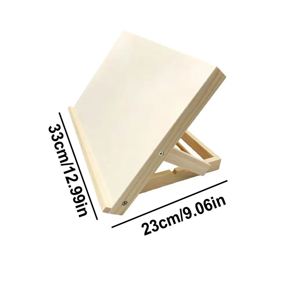 Foldable Wood Desk Easel – Portable Adjustable Tabletop Art Easel