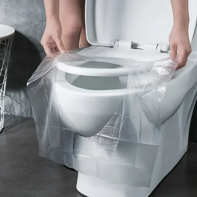 Disposable Bathroom Accessories Toilet Protector Toilet Seats Cover Waterproof Cushion Travel Camping Mini Portable Safety Home Peaceful Pleasures Health and Wellness