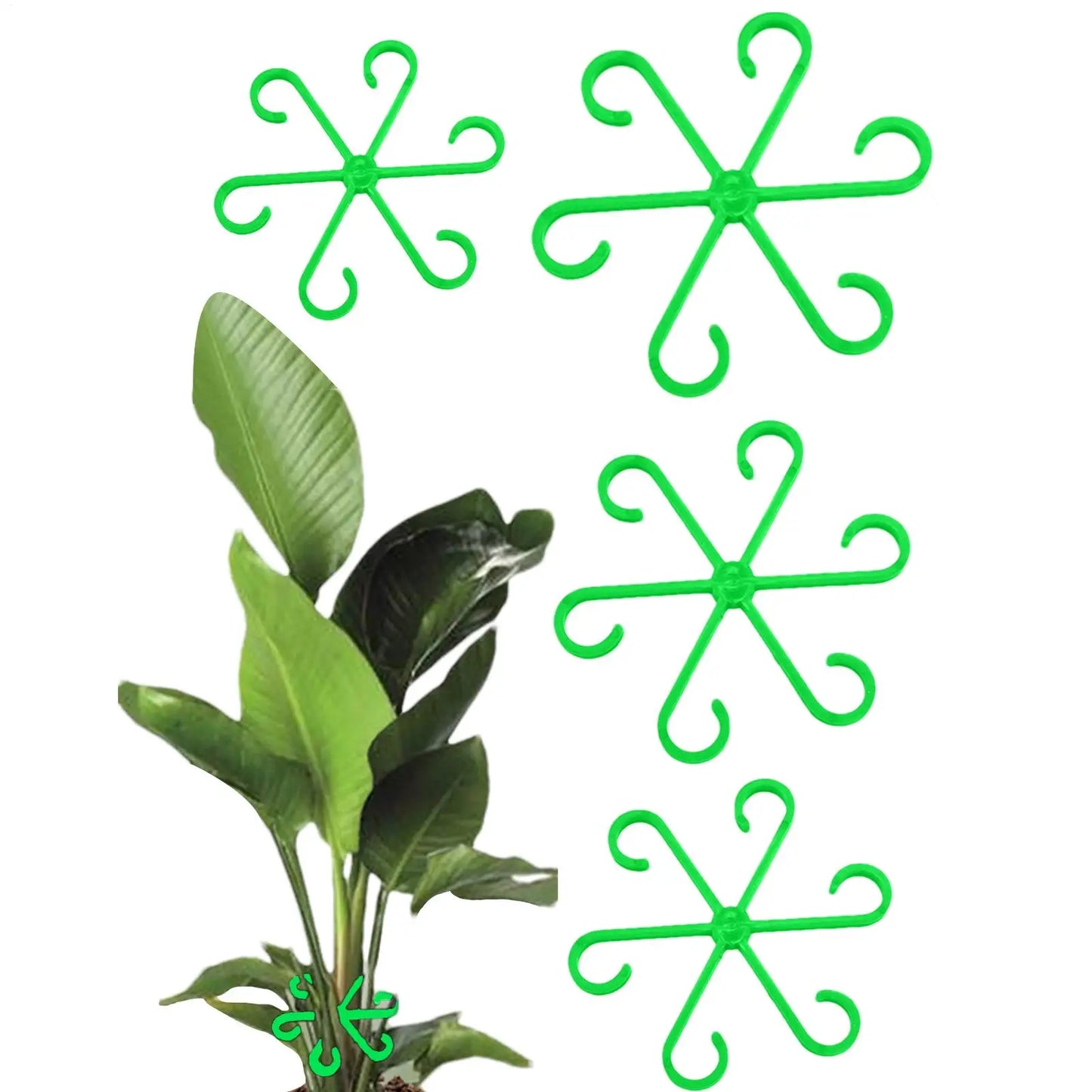 4-Pack Plant Stem Support Rings | Climbing Plant Fixator