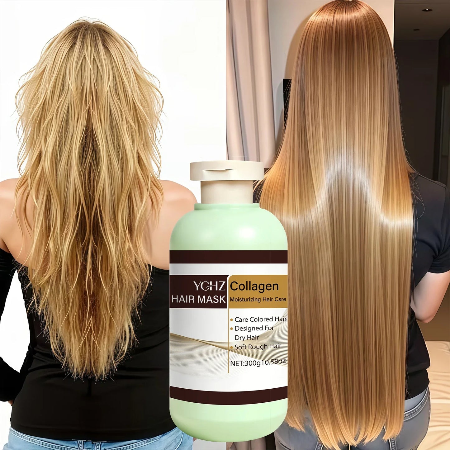 YCHZ Collagen Hair Mask 300g – Nourish, Brighten & Strengthen