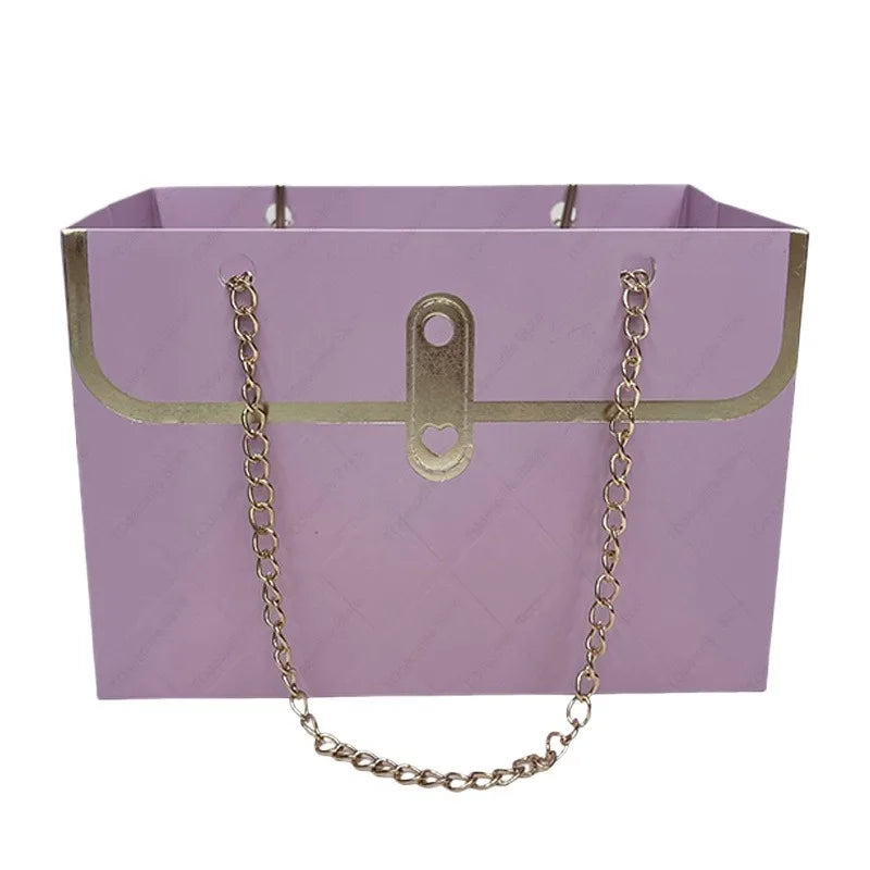Flower Bouquet Gift Bags | Paper Tote for Valentine's & Parties