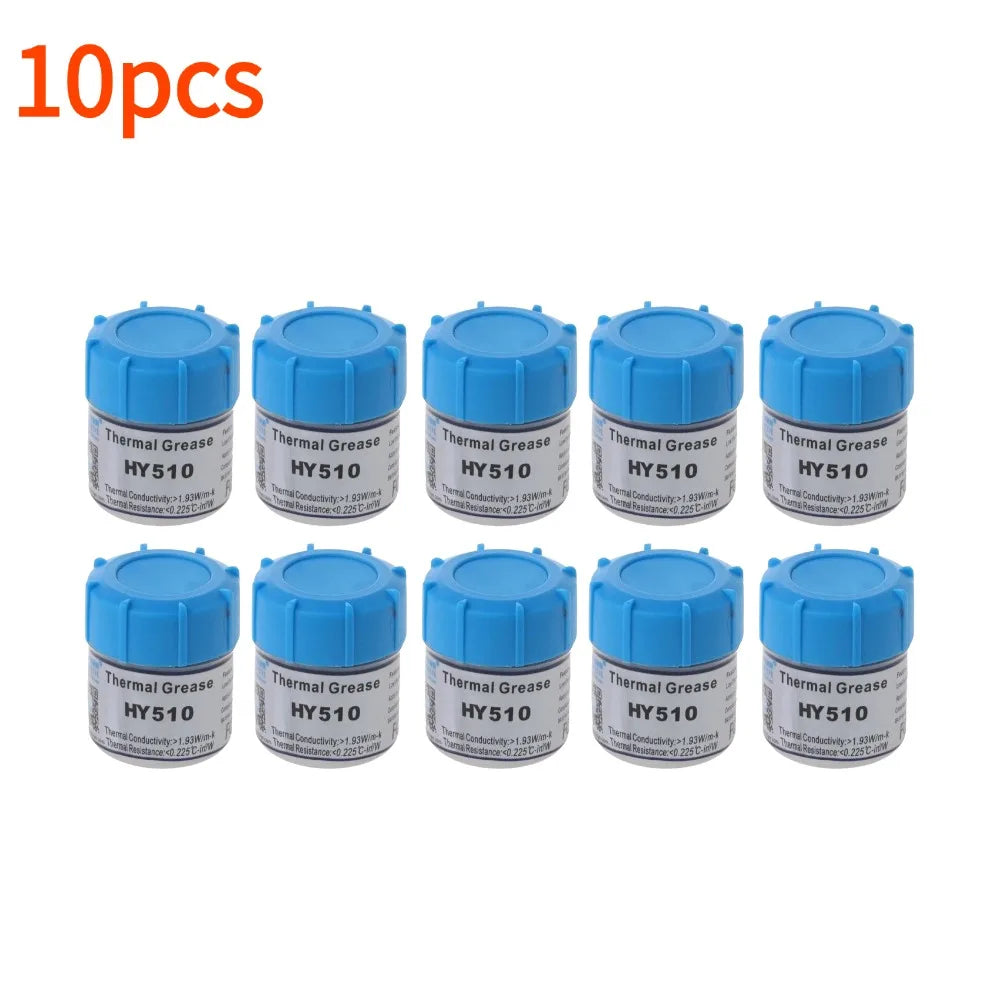 HY510 Silicone Thermal Paste for CPU and GPU Cooling Peaceful Pleasures Health and Wellness 10pcs