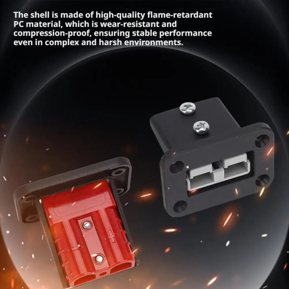 50A Battery Connector Plug Quick Connect Disconnect Power Harness Plug for RV Boat Truck Wiring Connectors Mount Panel Cover Peaceful Pleasures Health and Wellness