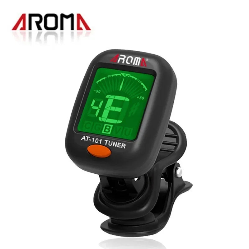 Professional Clip-on 360 Degree Acoustic Guitar Tuner LCD Screen