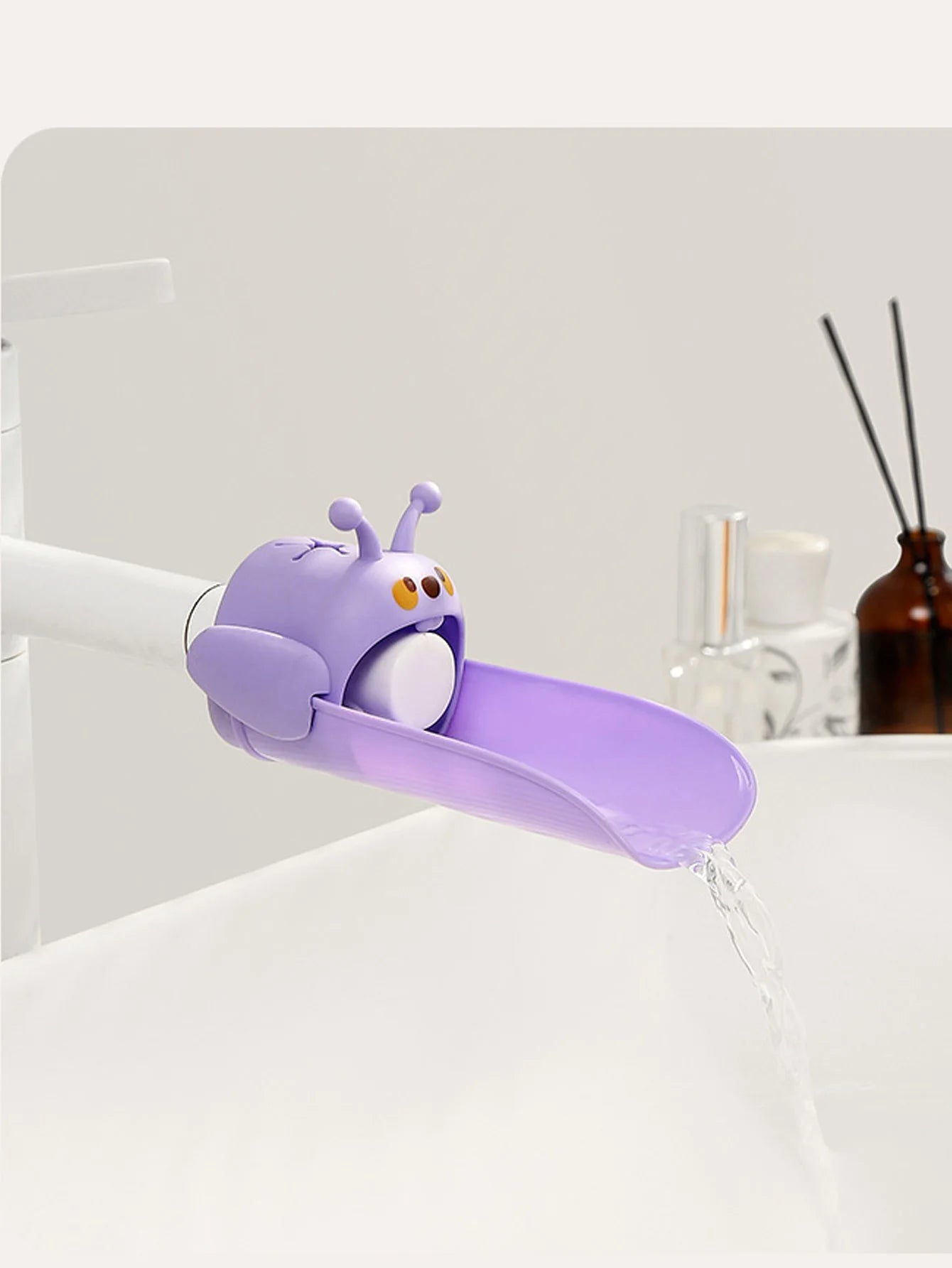 1PCS Cartoon Faucet Extension Faucet Handle Adapter Silicone Spout Extender for Bathroom Kitche Peaceful Pleasures Health and Wellness