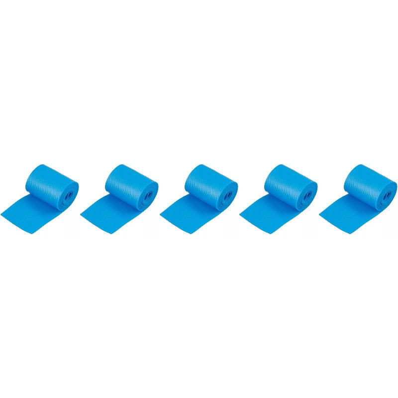 5pcs Disposable Tourniquet Non-latex Tourniquet Blue TPE Silicone Safety First Aid Props Outdoor Sports Camping Equipment Peaceful Pleasures Health and Wellness 5pcs