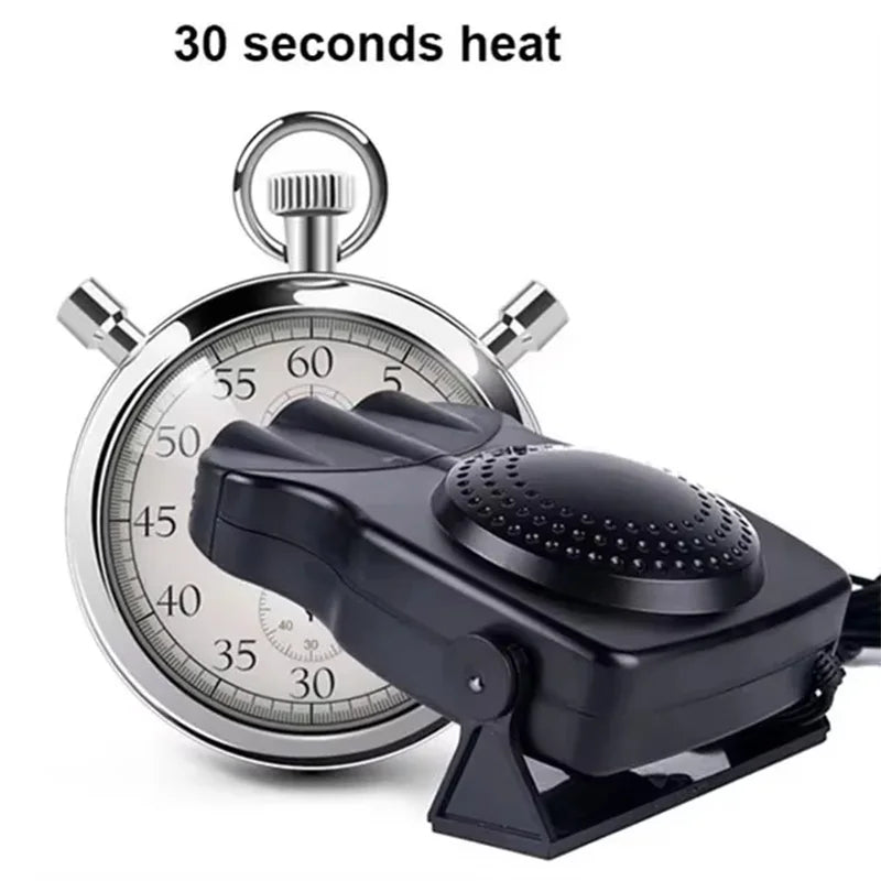 Car rapid heating fan heater 12vABS plastic fan heating machine portable heating air conditioner multi-functional installation Peaceful Pleasures Health and Wellness