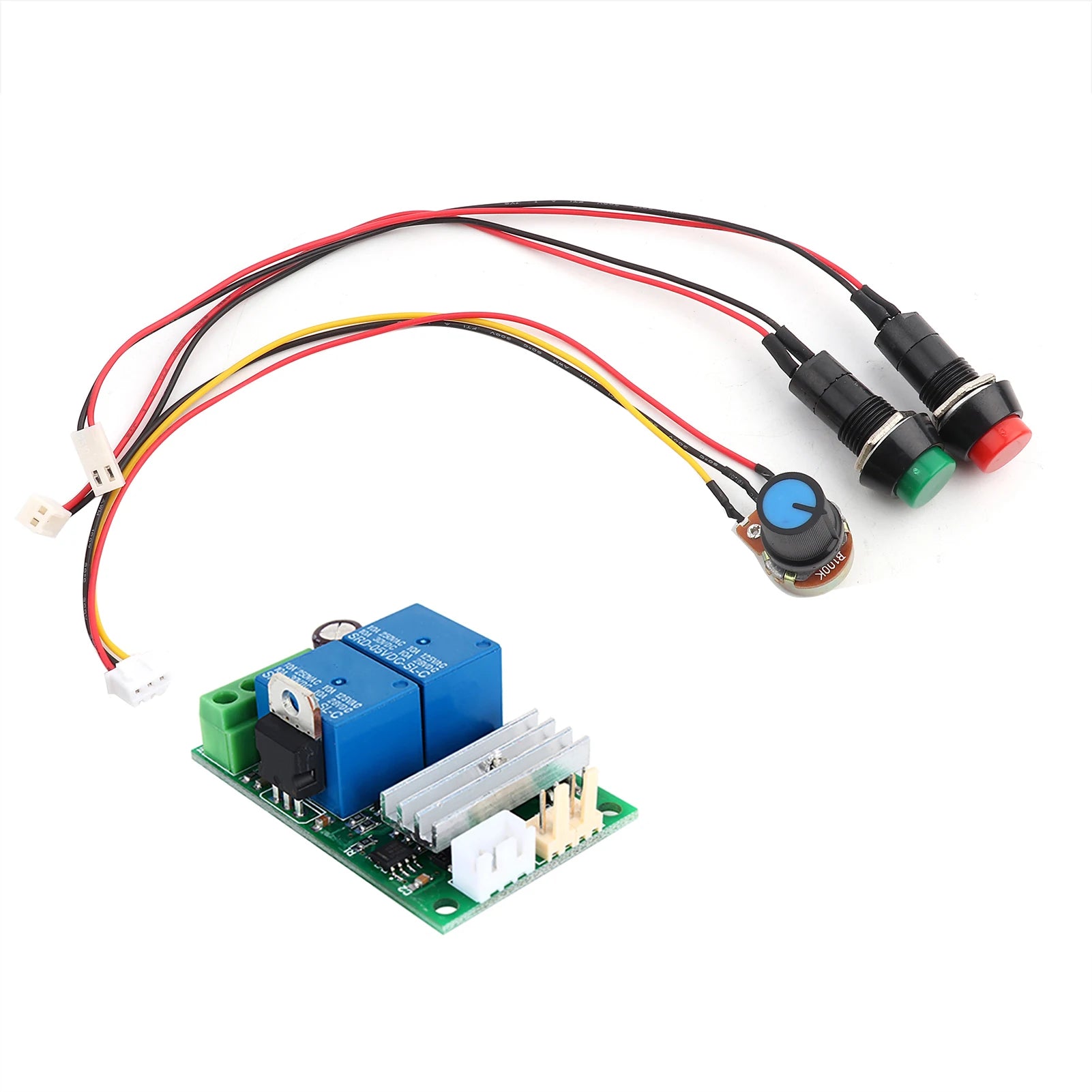 Motor Regulator Module 1203BS Low Noise Easy Use 6-28V Adjustable Speed Controller PWM with Power Indicator for Motors Peaceful Pleasures Health and Wellness Default Title