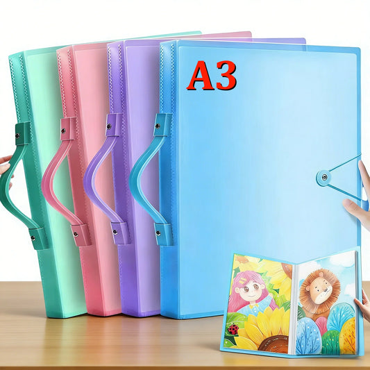 A3 Diamond Painting Storage Book | 30 & 60 Page Clear Folder Art Portfolio Folder Peaceful Pleasures Health and Wellness