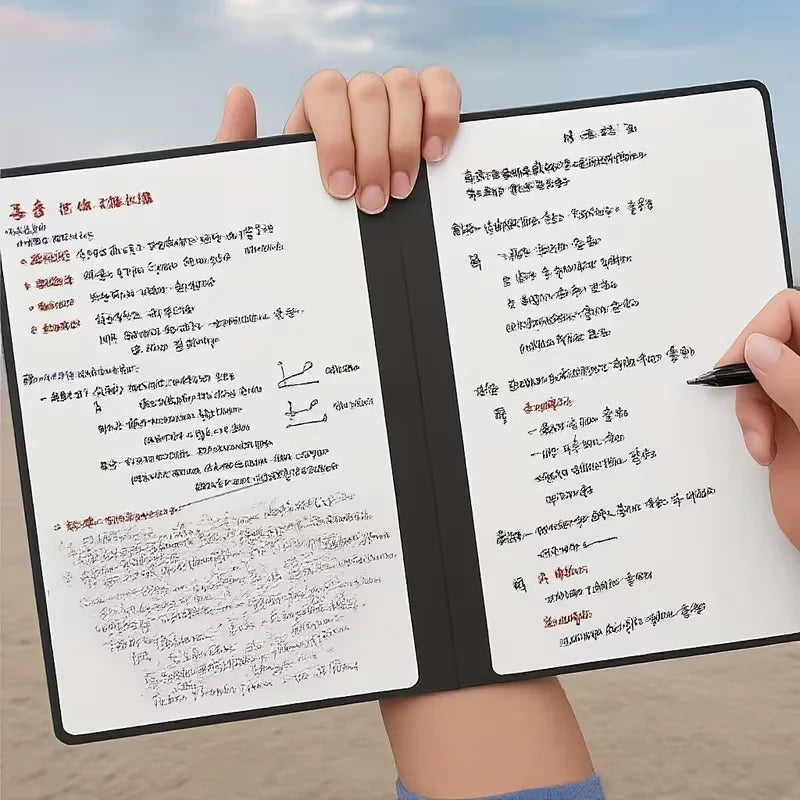 A5 Reusable Whiteboard Notebook Eraser Wipeable Board Portable Weekly