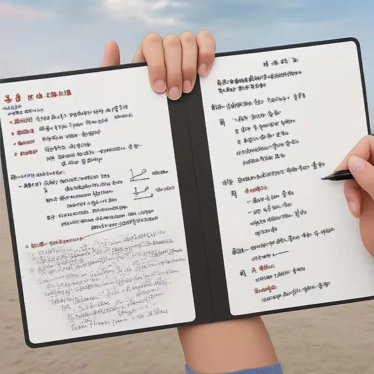 A5 Reusable Whiteboard Notebook Eraser Wipeable Board Portable Weekly Peaceful Pleasures Health and Wellness