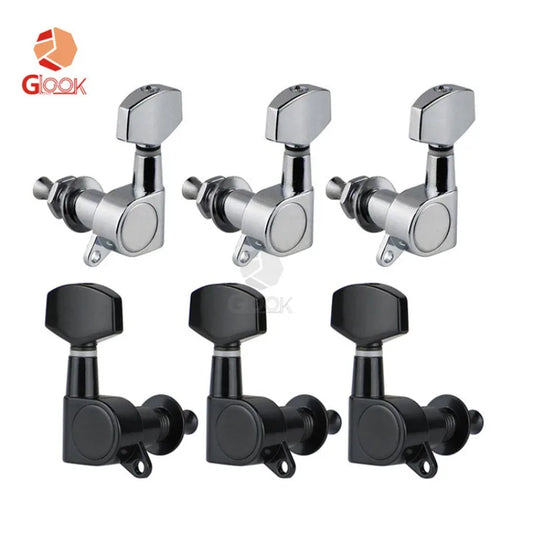 FLEOR 3x3 Tuning Pegs Acoustic Guitar Machine Heads Tuners Keys 3L3R Peaceful Pleasures Health and Wellness