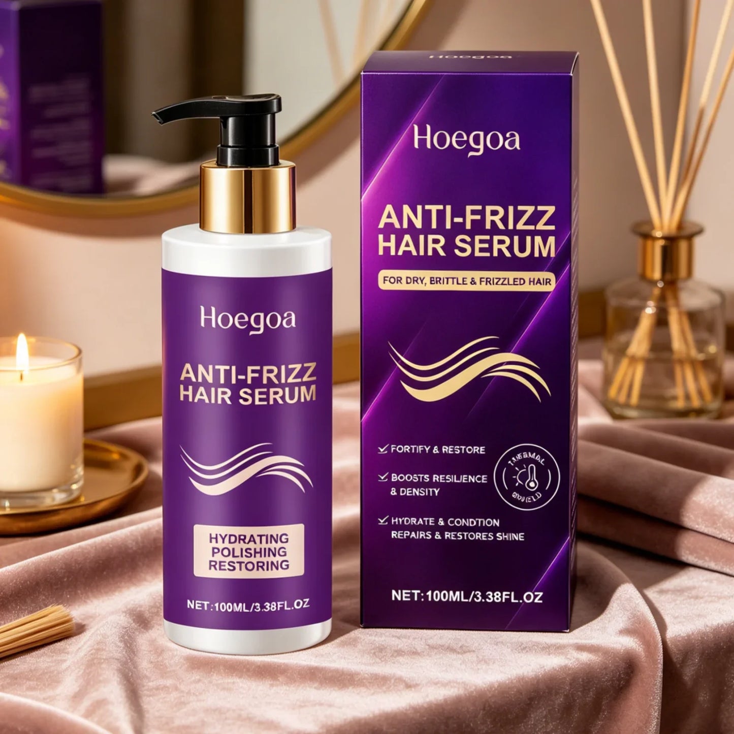 Hoegoa Hydrating Hair Serum – Deep Nourish & Frizz Control