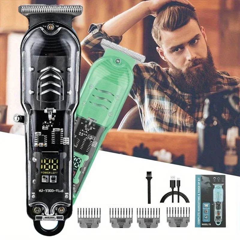 USB Rechargeable Electric Hair Clipper & Trimmer for Men