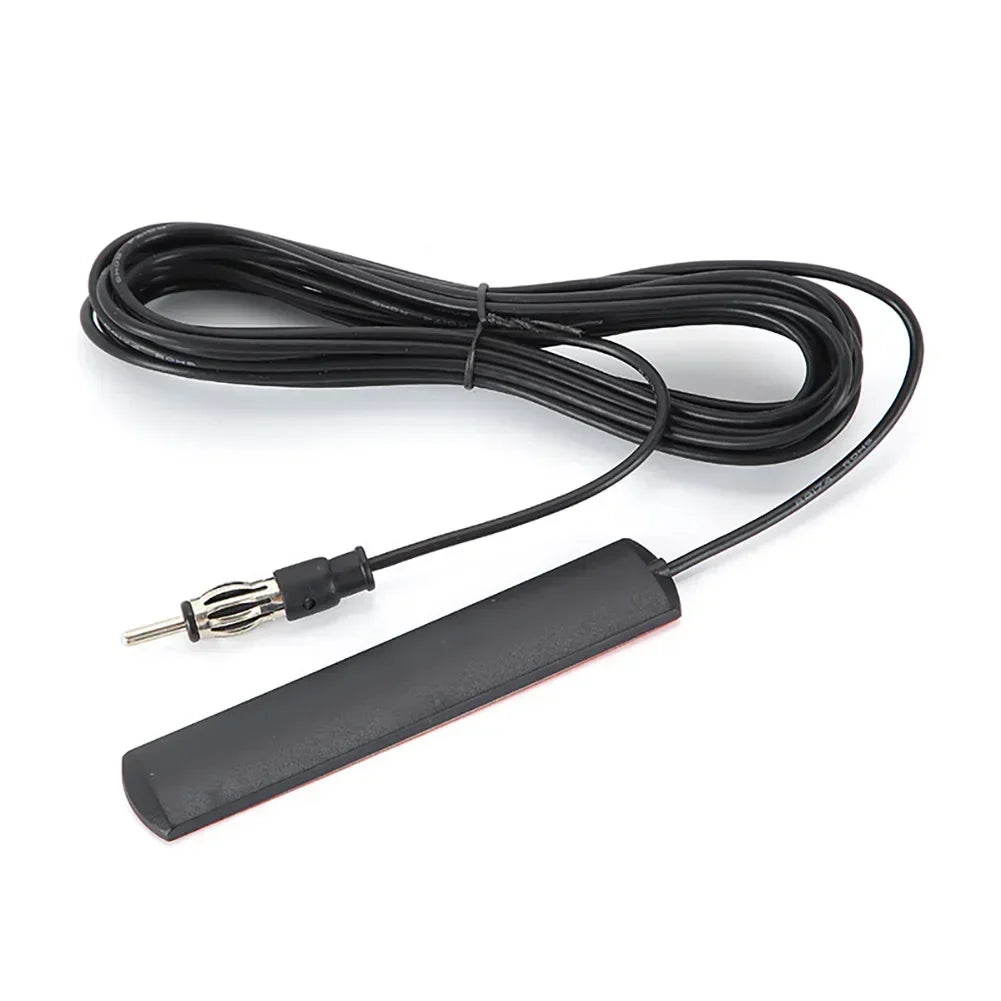 DC 5-12V Hidden Amplified Car FM Radio Patch Antenna 85-112MHz