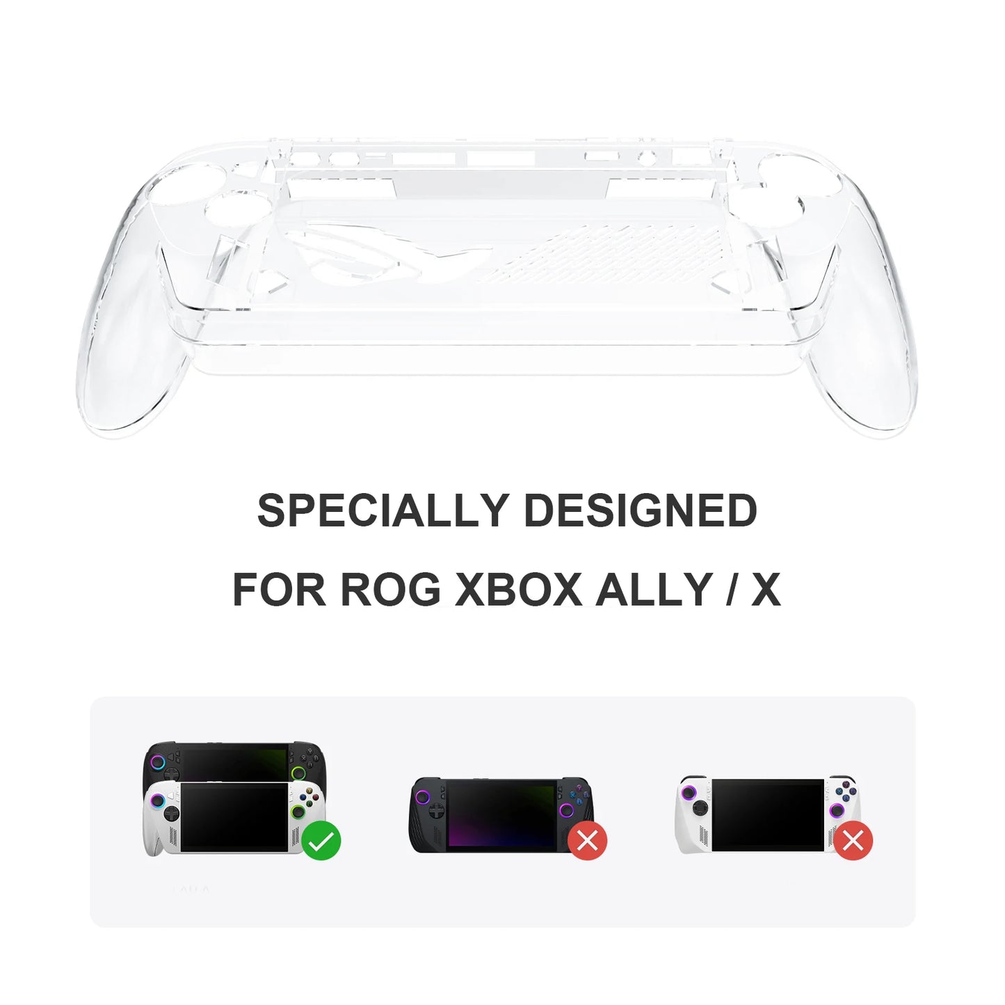 Transparent Shockproof Case for ASUS ROG Ally & Ally X