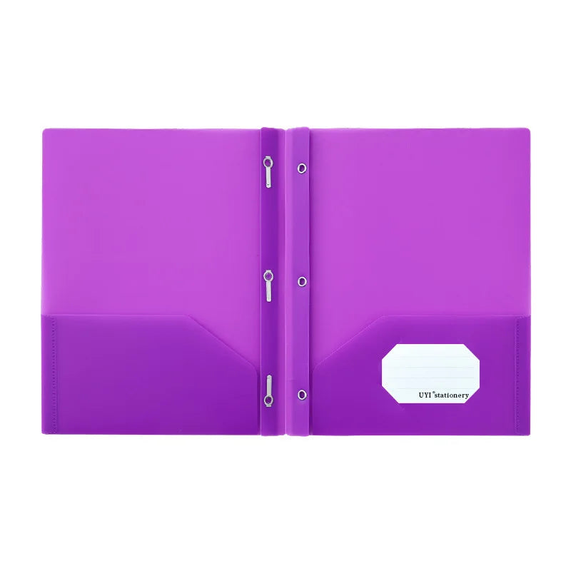 A4 Office Folder Tadpole Clip Double Mouth File Bag Archive Contract