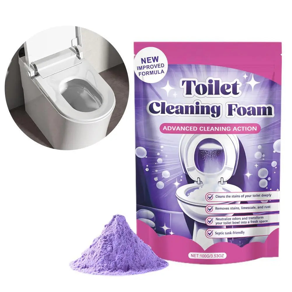 Efficient Toilet Bowl Cleaner Powder Foam for Deep Cleaning Peaceful Pleasures Health and Wellness