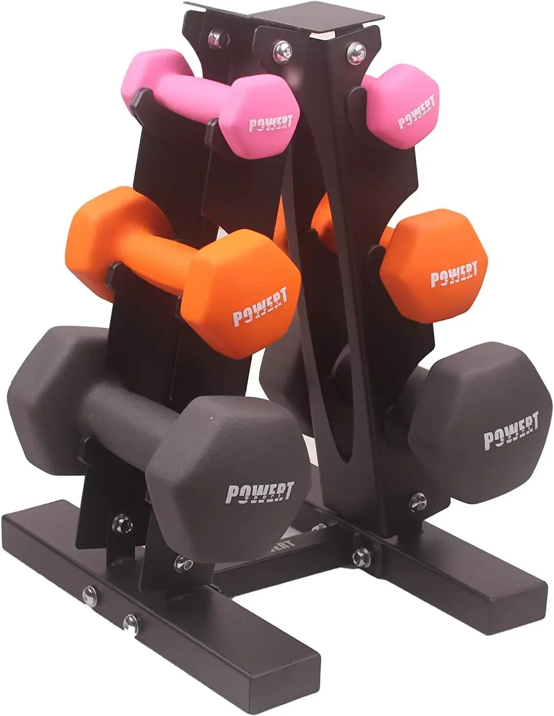 Colorful Hex Neoprene Dumbbell Pair for Grip Strength and Workouts Peaceful Pleasures Health and Wellness