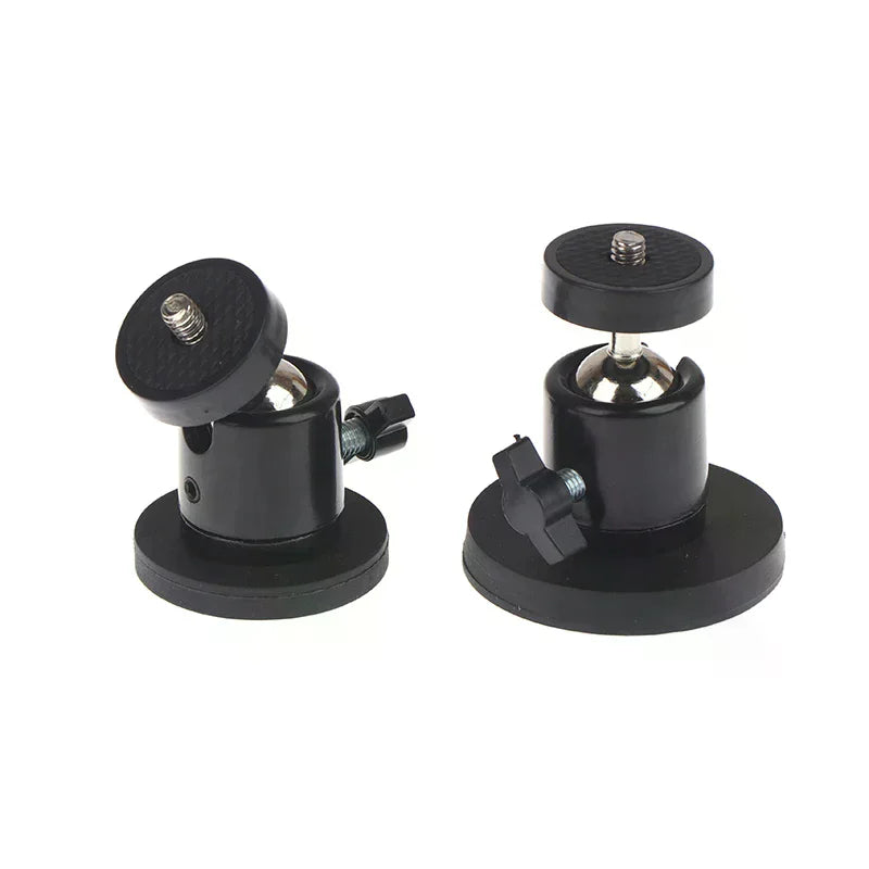 Magnetic Camera Mount Bracket 1/4" Ballhead for GoPro & Tripod