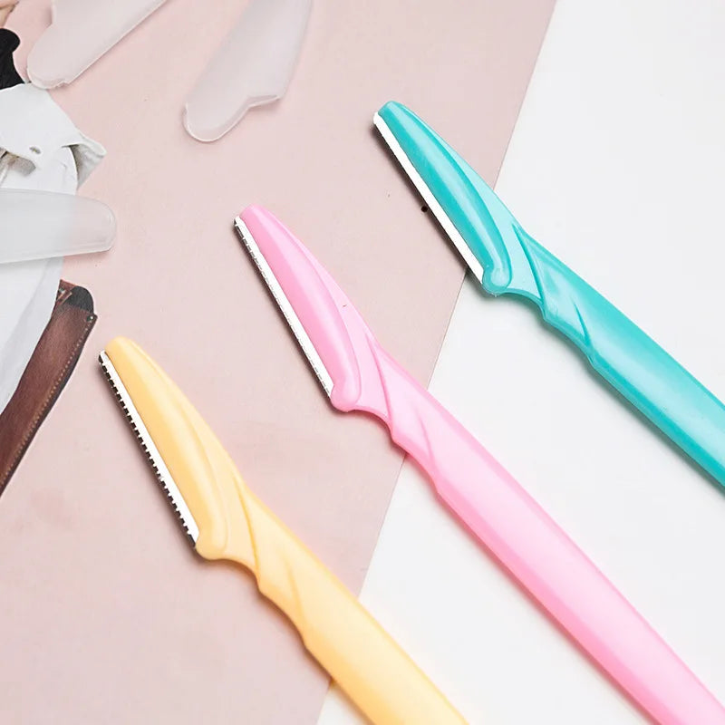 3/4/10Pcs Eyebrow Trimmer Blade Shaver Portable Face Razor Eye Brow Epilation Hair Removal Cutters Safety Razor Woman Makeup Peaceful Pleasures Health and Wellness