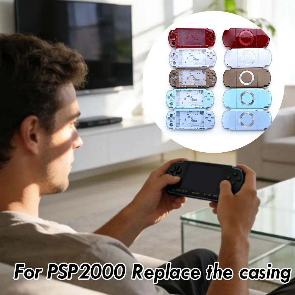 PSP 2000 Full Housing Shell Replacement Case Kit – Multi-Color