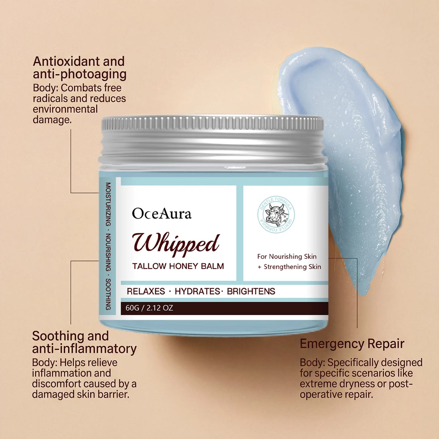 Shea Butter Body Butter Moisturizing Cream Very Dry Sensitive Skin Hydrating Nourishing Non Greasy Formula Face Body Skin care Peaceful Pleasures Health and Wellness