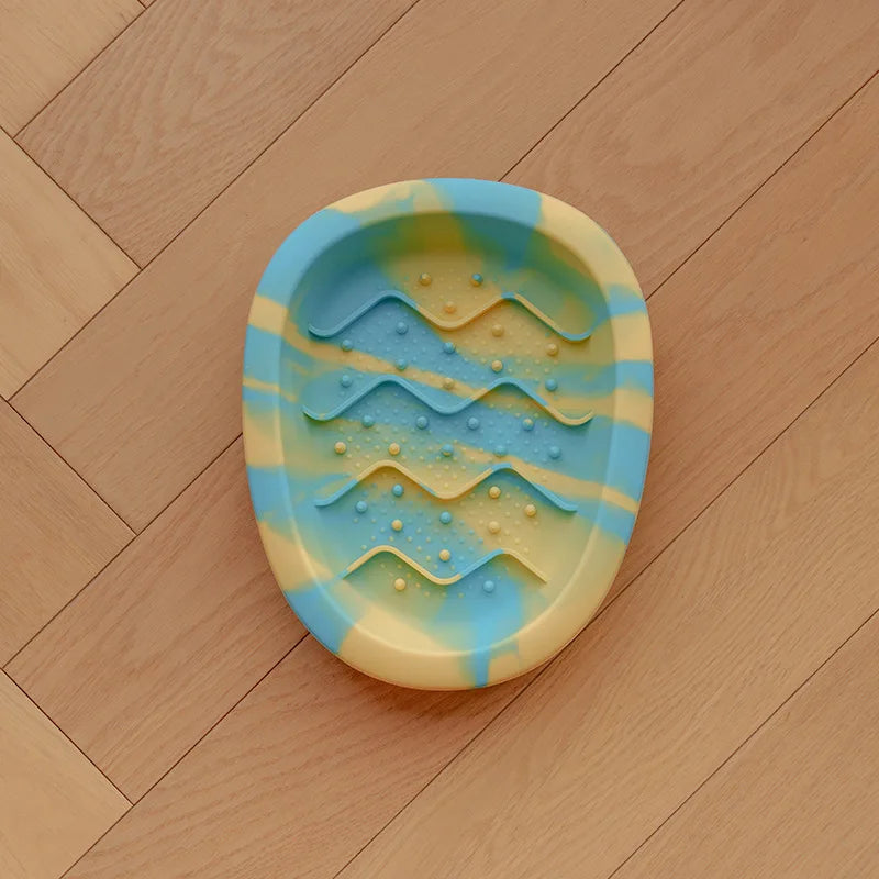 Anti Overturning Slow Eating Silicone Bowl for Cats and Dogs Universal Pet Bowl Anti Slip Small Medium Sized Dogs Anti Choking Peaceful Pleasures Health and Wellness Large C