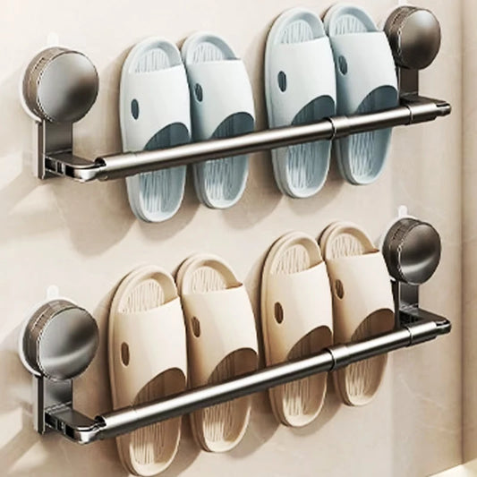 Extendable Suction Cup Towel Bar & Hook | Kitchen Bathroom Extendable Towel Bar Peaceful Pleasures Health and Wellness