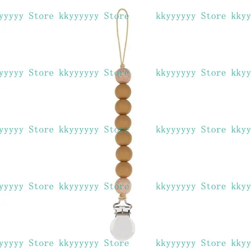 Baby Beaded Pacifier Clip Silicone Chain Soother Teether Holder