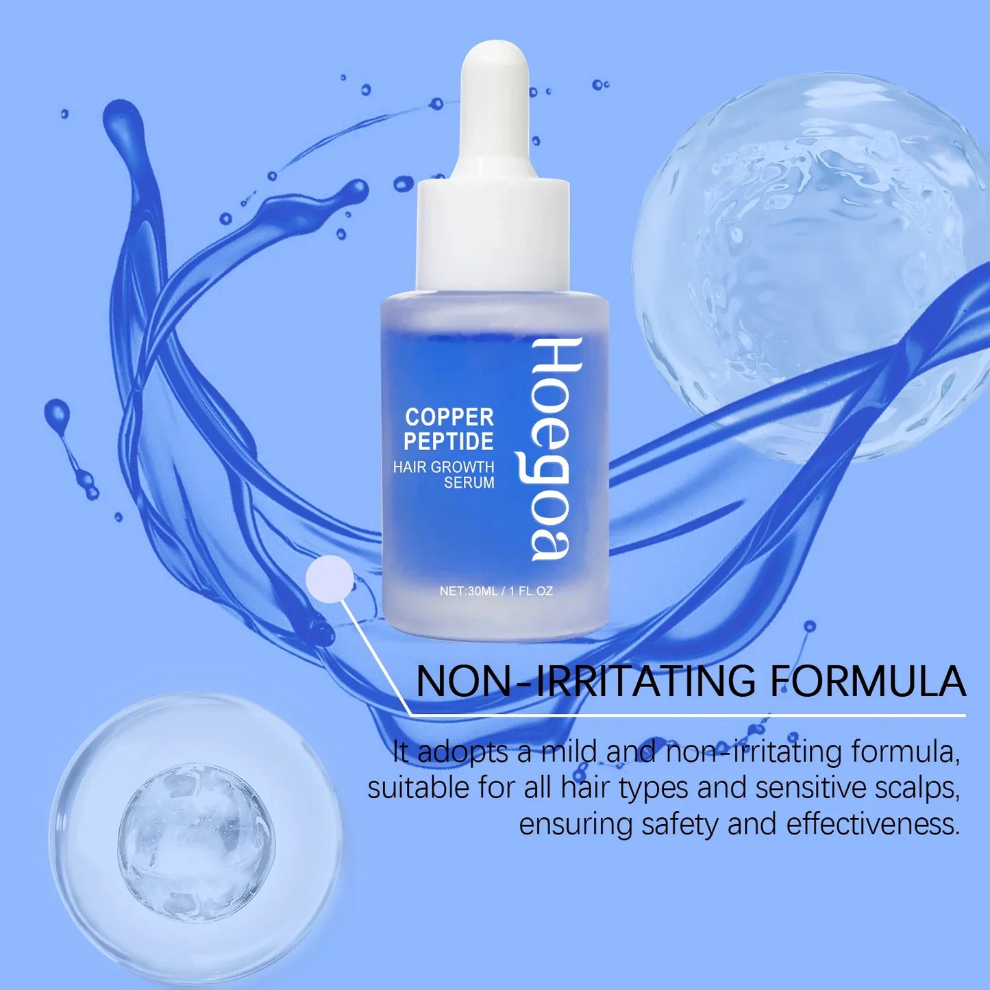 HOEGOA Copper Peptide Hair Serum – Scalp & Strengthener 30ml