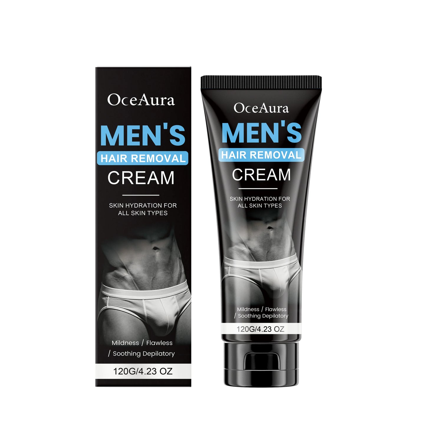 Men's Painless Hair Removal Cream – Chest Arms Legs